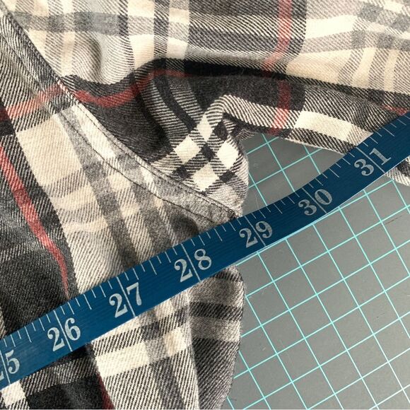 Upcycled Inuit Sweatshirt Flannel Sleeves 
Top - Picture 5 of 5